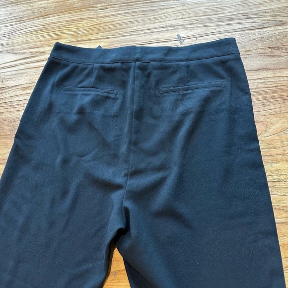 Anthropologie Greylin Women’s Leni Black NWT Flared Bell Crop Black Trousers - Picture 4 of 10